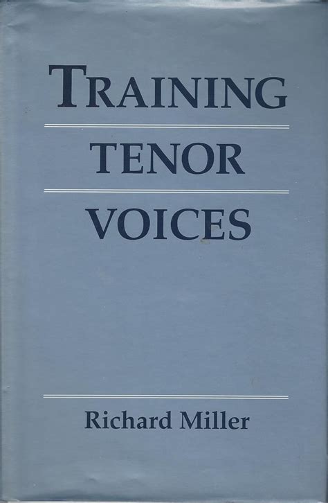 richard miller tenor voice|richard miller.